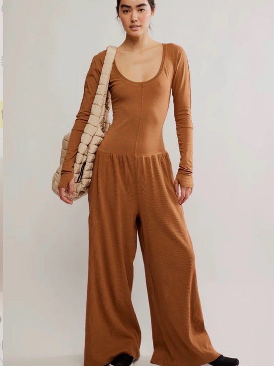 Free People Pants - Free People Wide Leg Long Sleeve Hot Shot NWOT Medium
